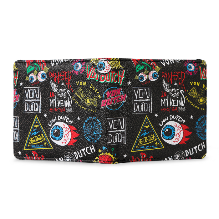 Jax Print Bi-fold Wallet for Vondutch