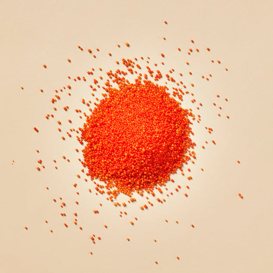 Jojoba Beads: Blazing Sunset