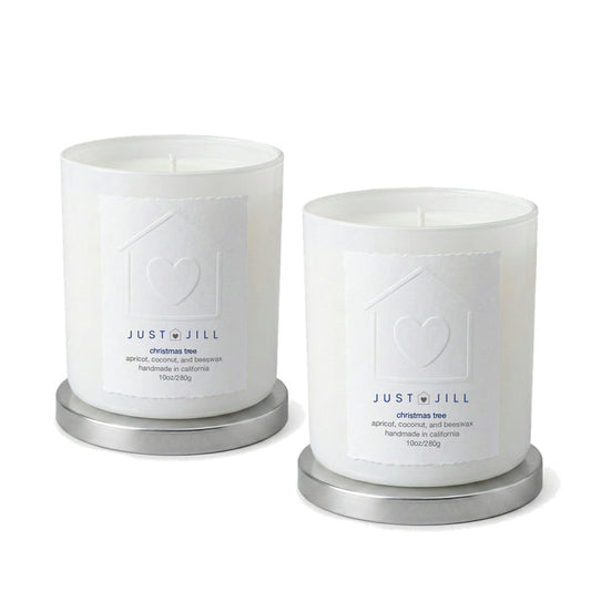Just Jill Christmas Tree Scented Candles (2-pack)
