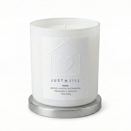 Just Jill Signature Home Scented Candle in White (Single)