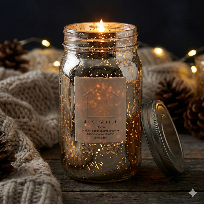 Just Jill Signature Home Scented Mason Jar Candle 24oz