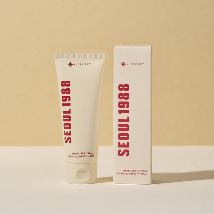 K-SECRET Seoul 1988 Snail Mucin 93% + Rice - raminamasis veido kremas