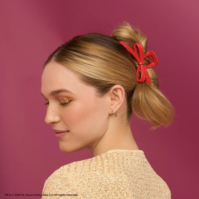 Kitsch x The Grinch Red Bow Claw Clip