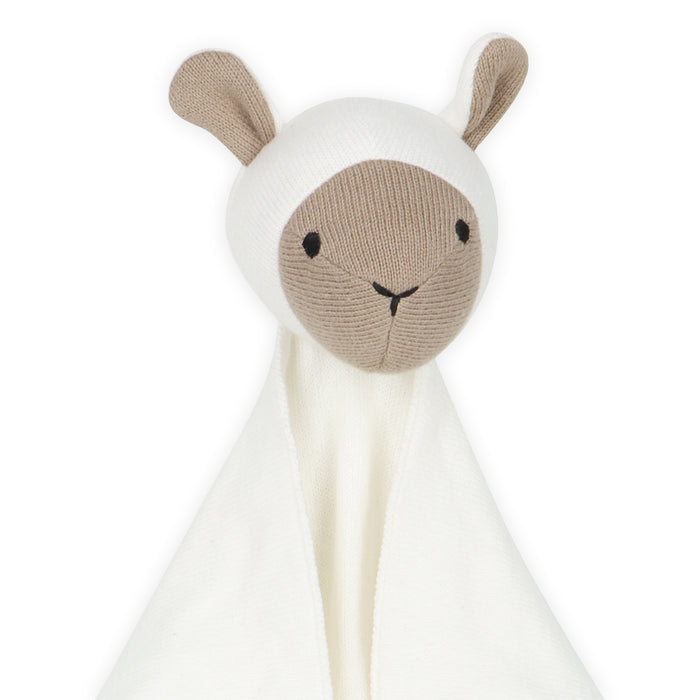 Organic Baby Lovey Security Blanket Cuddle Cloth - Lamb (Viverano)