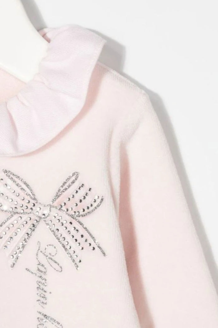 LAPIN HOUSE Bow Detail Babygrow Set