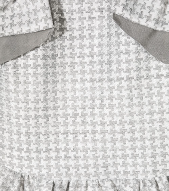 LAPIN HOUSE houndstooth peplum dress