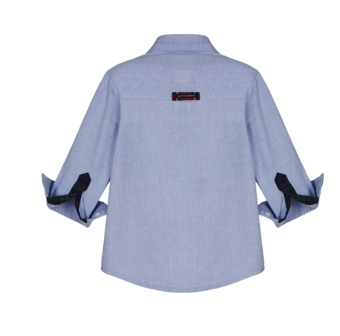 LAPIN HOUSE patchowrk button down shirt