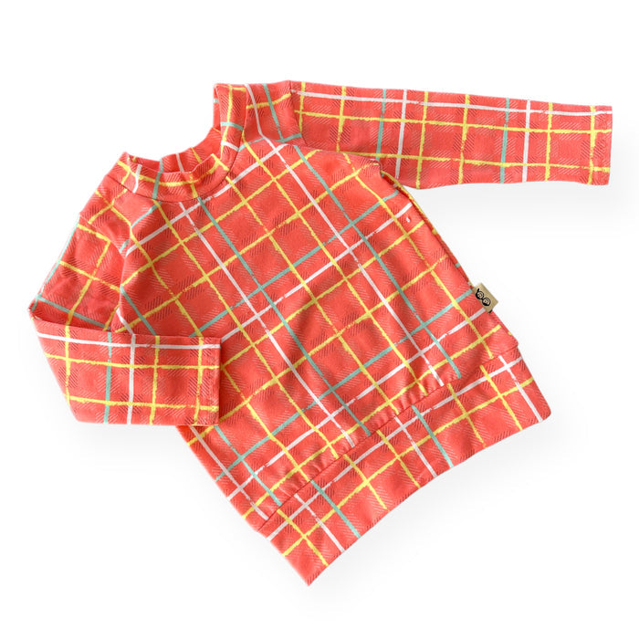 Large Squares on Coral Lounge Set
