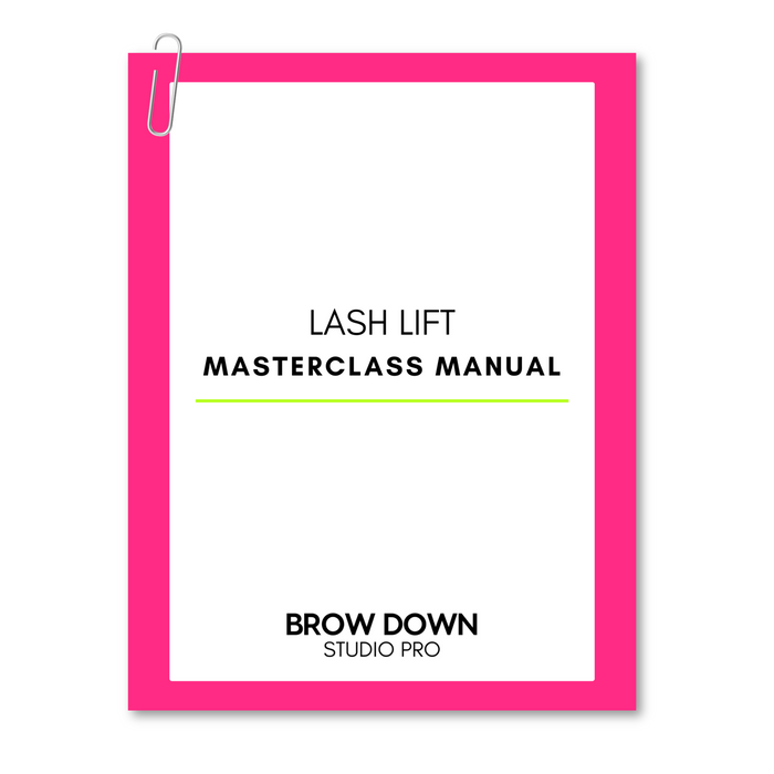 Lash Lift Step-by-Step Digital Manual