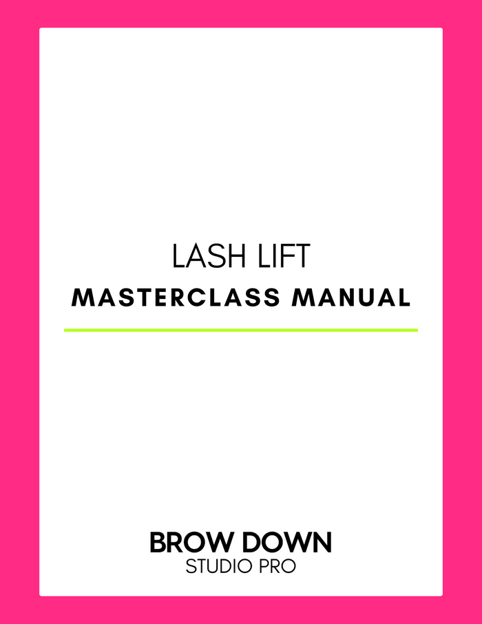 Lash Lift Step-by-Step Digital Manual