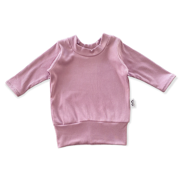 Lavender Ribbed Lounge Top