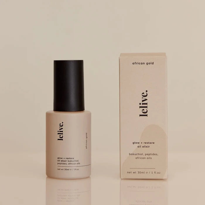 Lelive - african gold | glow + restore oil elixir