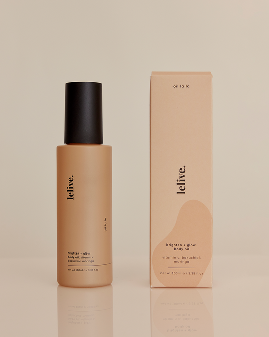 Lelive - oil la la | brighten + glow body oil