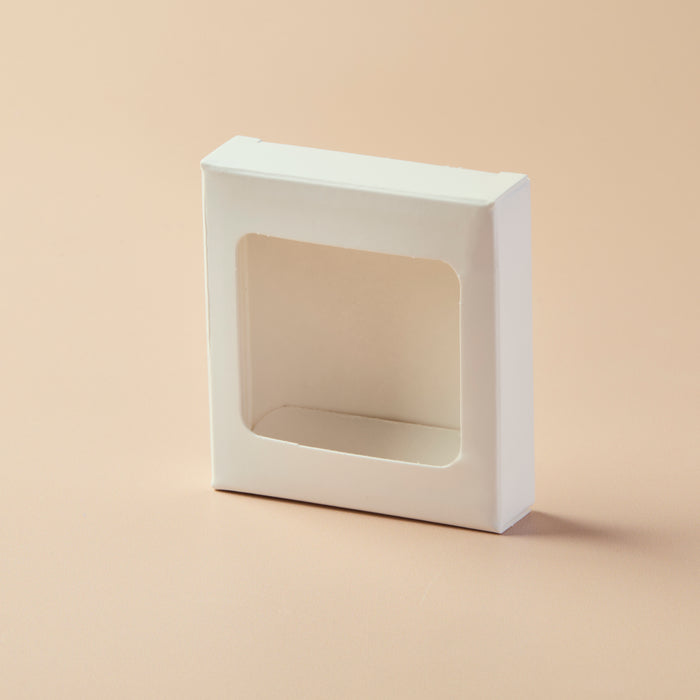 Lip Tube Box (Holds 4 Tubes) - WHITE COLOR