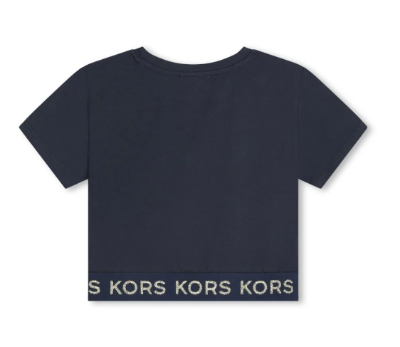 MICHAEL KORS Logo-tape jersey T-shirt