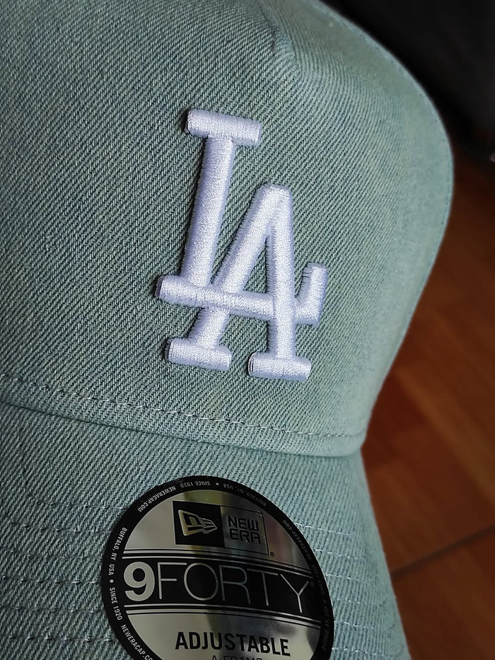 Los Angeles Dodgers'Denim White' 9FORTY A-Frame Snapback