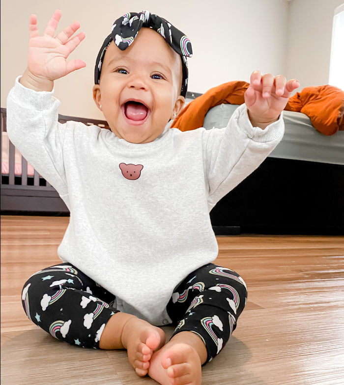 Baby in Lucky Rainbows Leggings