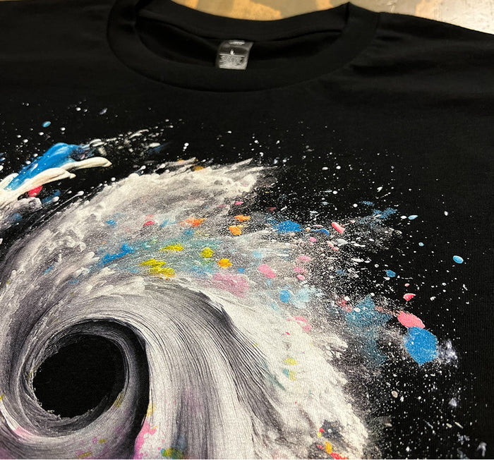 Mandala Vortex  Mens T Black