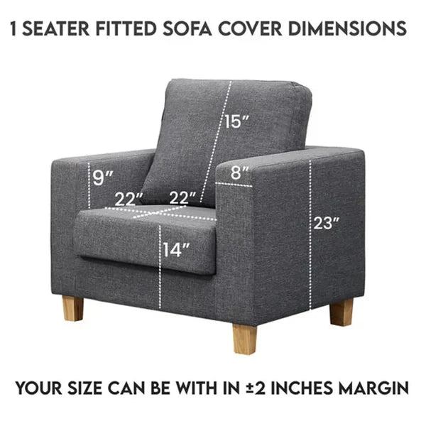Maroon Ultrasonic Sofa Cover
