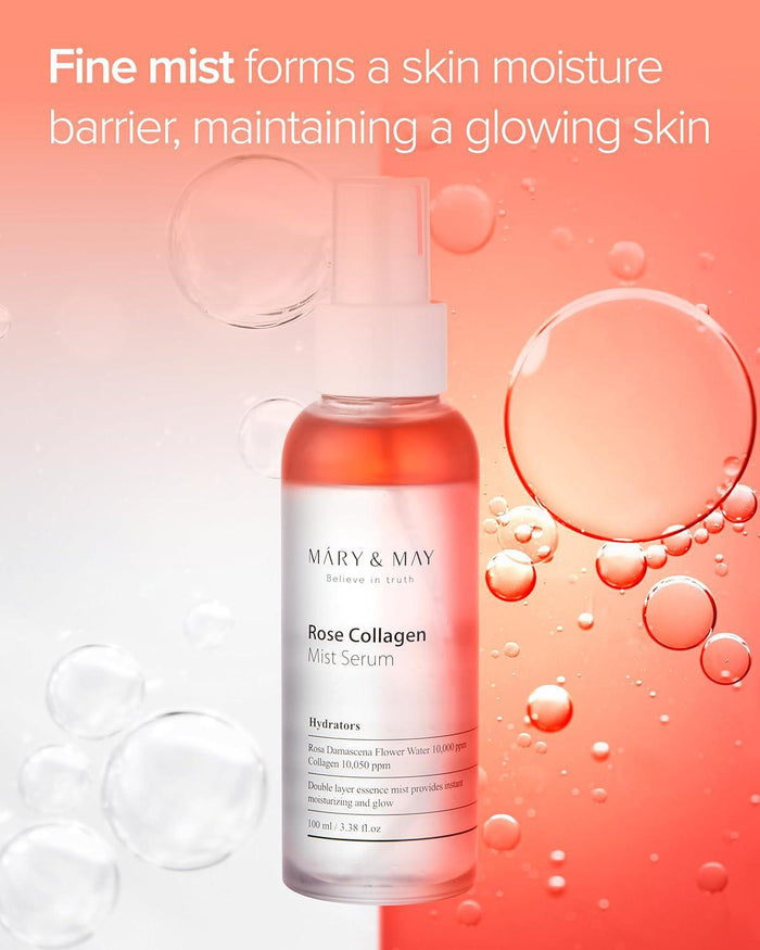 Mary&May Rose Collagen Mist Serum 100 mL
