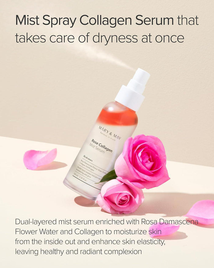 Mary&May Rose Collagen Mist Serum 100 mL