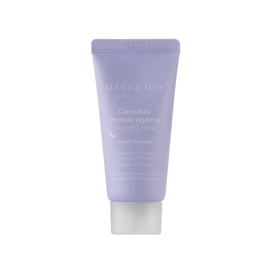 MARY&MAY Vegan Calendula Peptide Ageless Sleeping Mask – stangrinamoji naktinė kaukė
