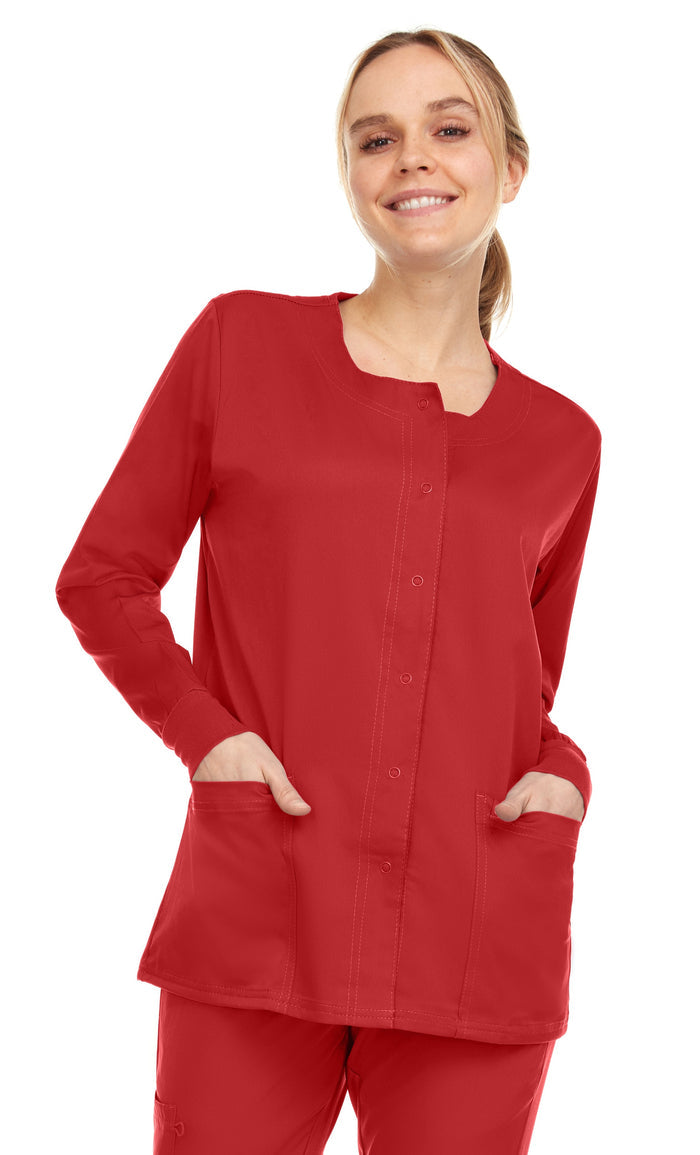 Medichic Ruby Warm Up Scrub Jacket