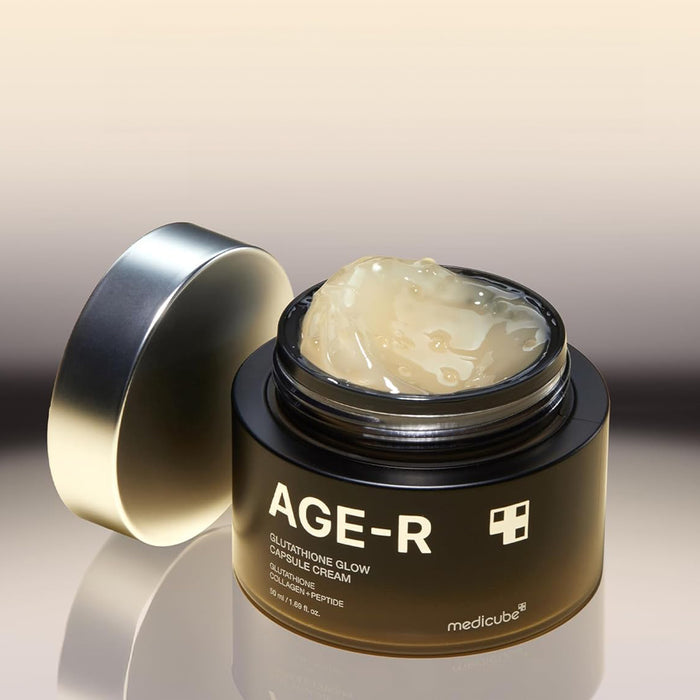 MEDICUBE AGE-R Glutathione Glow Capsule Cream - veido kremas su glutationu
