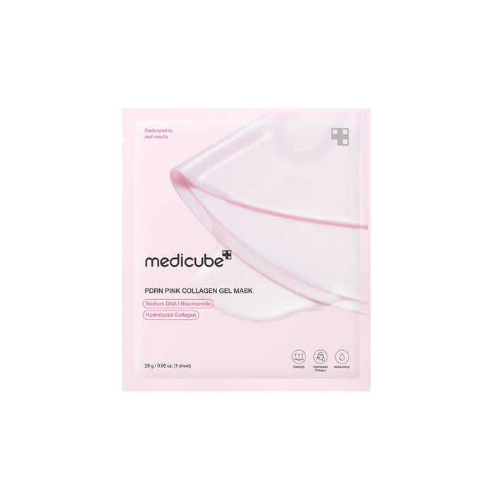 MEDICUBE PDRN Pink Collagen Gel Mask - stangrinamoji veido kaukė