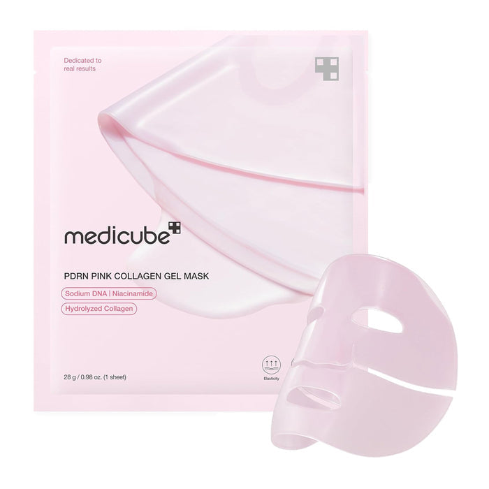 MEDICUBE PDRN Pink Collagen Gel Mask - stangrinamoji veido kaukė