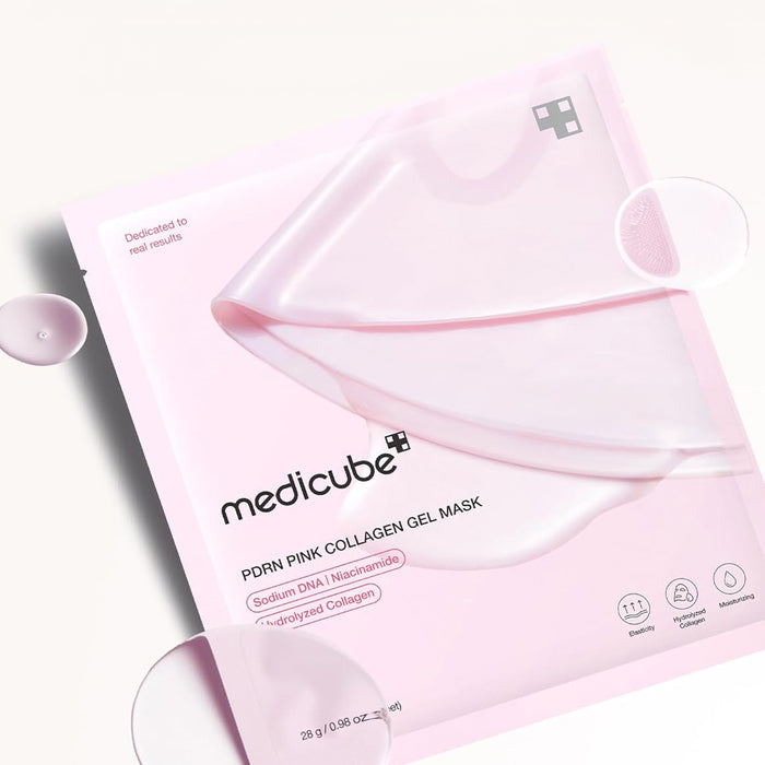 MEDICUBE PDRN Pink Collagen Gel Mask - stangrinamoji veido kaukė
