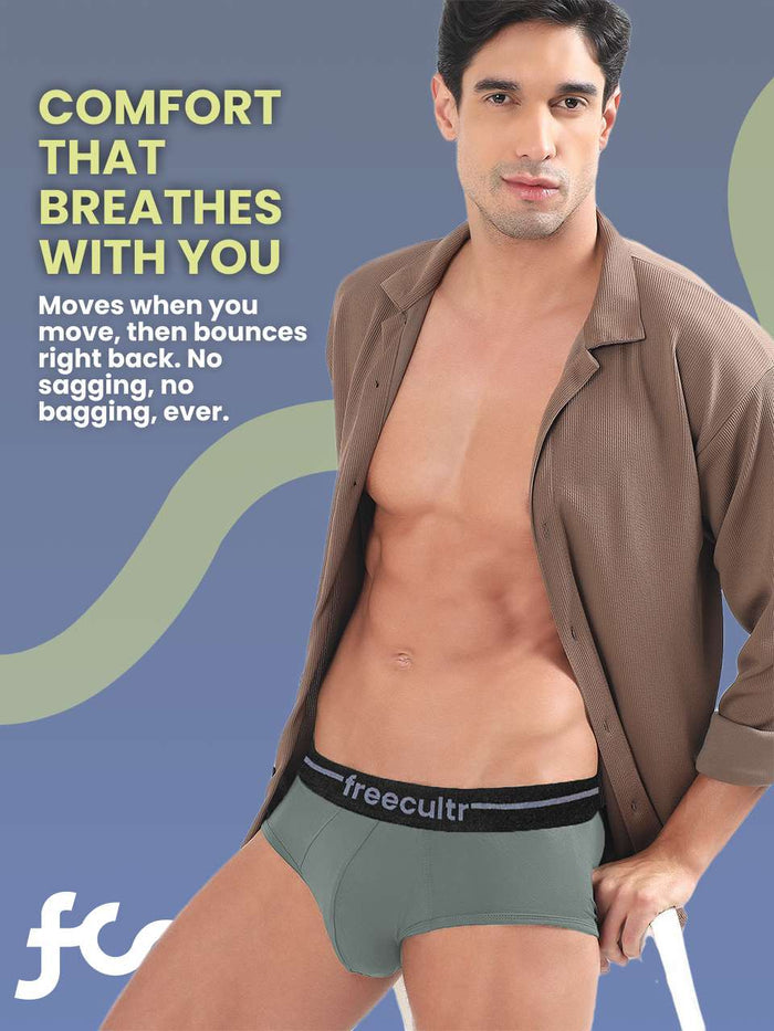 Men’s Adaptive Cotton Stretch Briefs Pack of 1