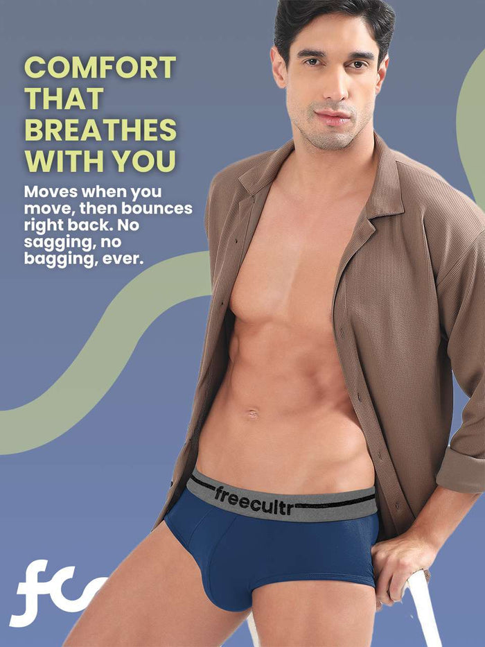 Men’s Adaptive Cotton Stretch Briefs Pack of 5