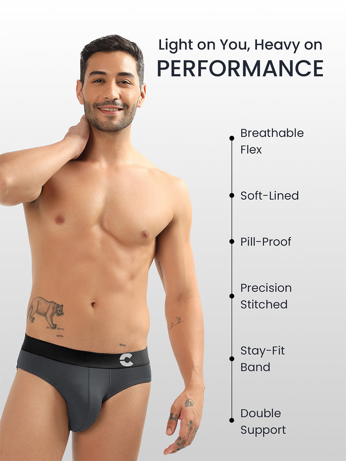 Men's Anti-Bacterial Micro Modal Brief (Pack of 3)