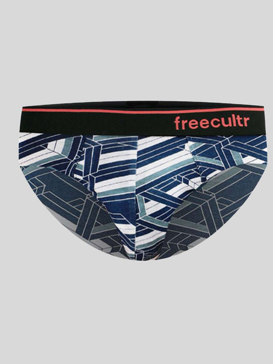 Men's Cotton Printed Briefs (Pack of 1)