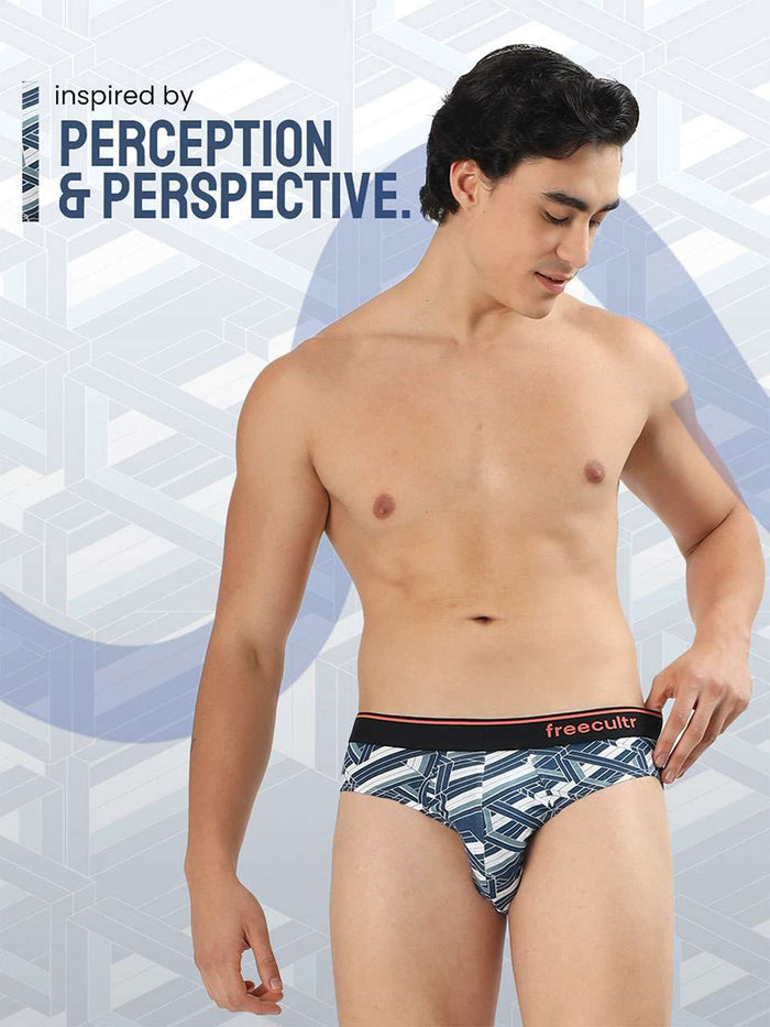 Men's Cotton Printed Briefs (Pack of 1)