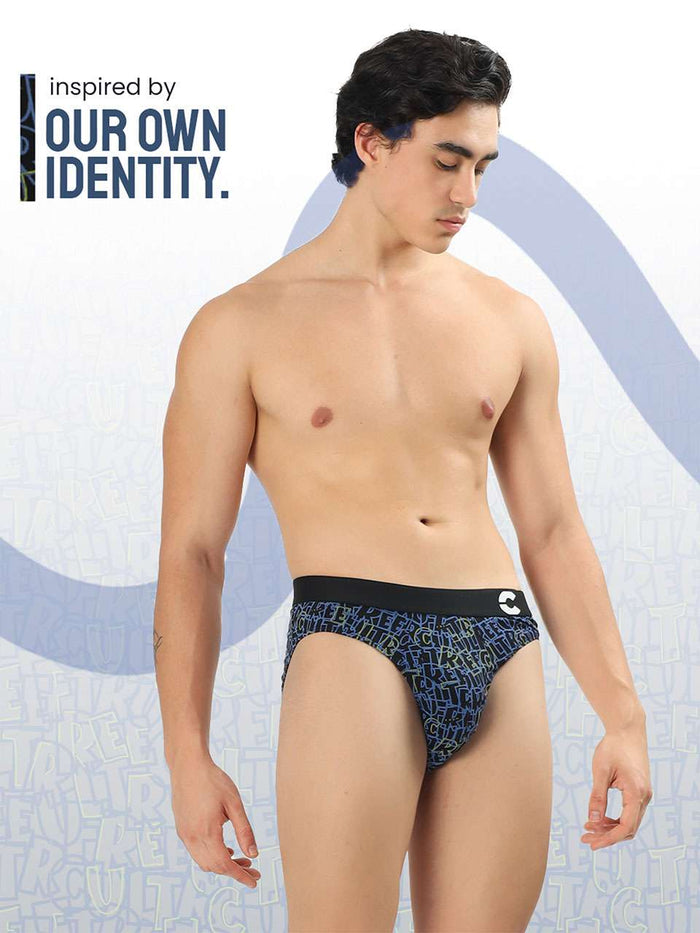 Men's Cotton Printed Briefs (Pack of 1)