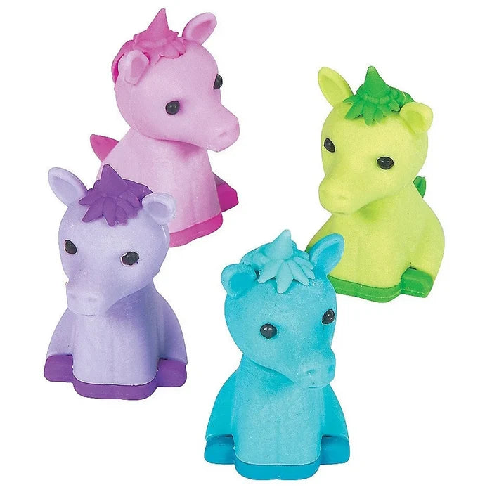 Mini Unicorn Puzzle Erasers 12 pcs. (3-4 packs), 13764395, E-50