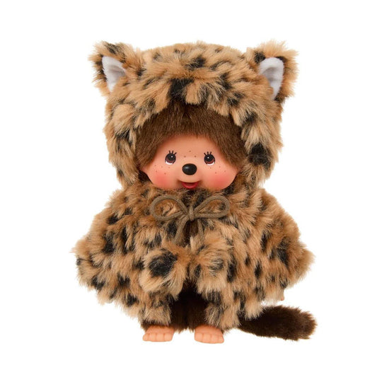 Monchhichi Leopard Hood Girl