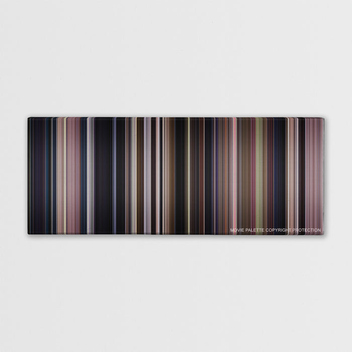 Monster color palette canvas print: thousands of thin vertical stripes of color