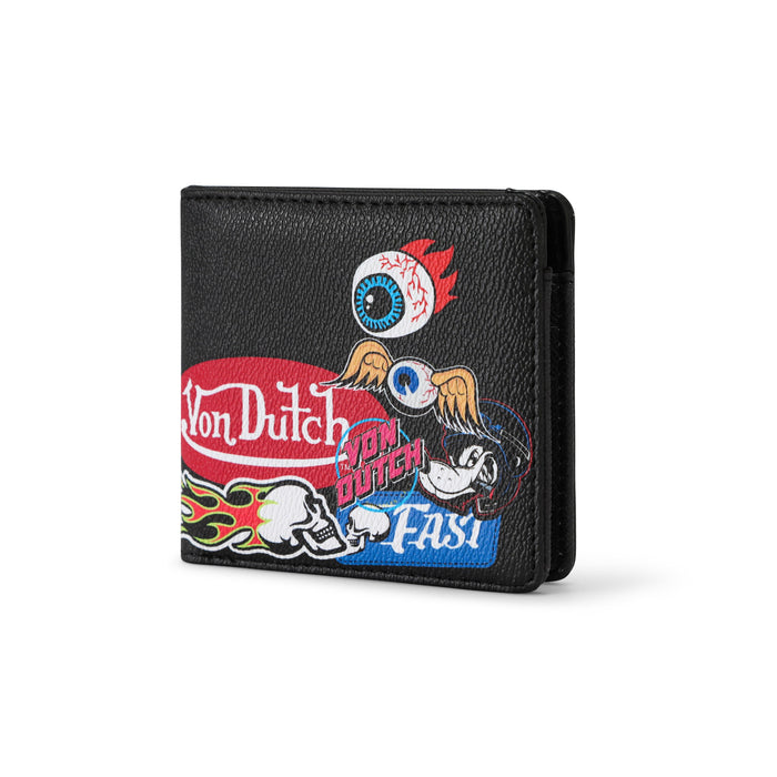 Multi-Flying Eye Bi-fold Wallet for Vondutch