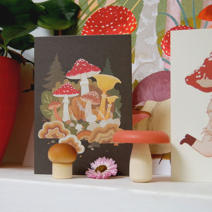 Mushroom Birthday Card