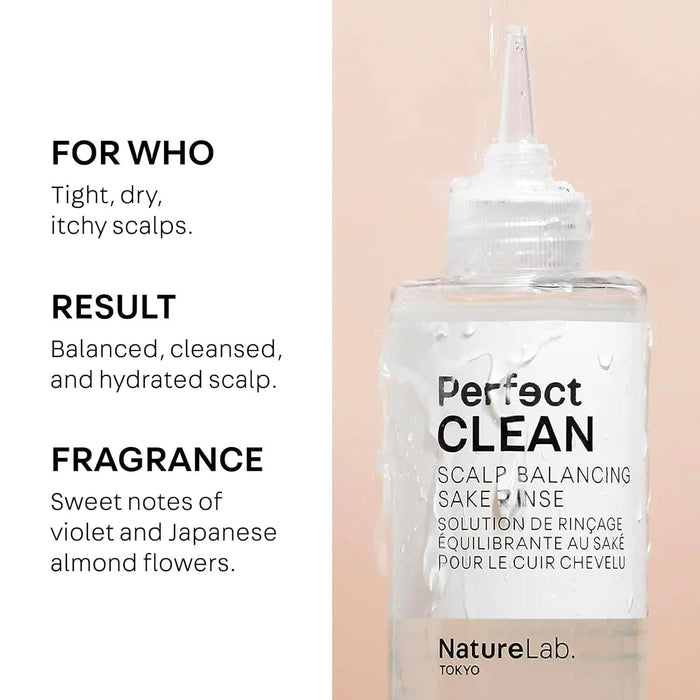 NatureLab.Tokyo Perfect Clean Scalp Balancing Sake Rinse 200 mL
