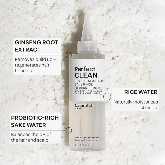 NatureLab.Tokyo Perfect Clean Scalp Balancing Sake Rinse 200 mL