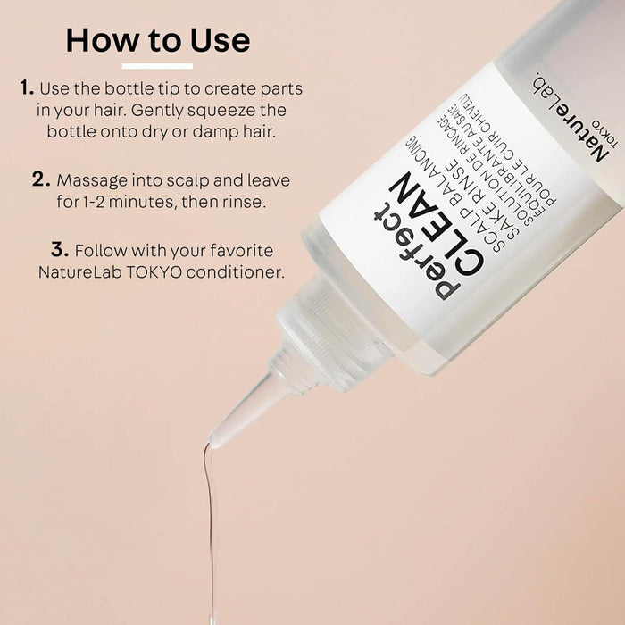 NatureLab.Tokyo Perfect Clean Scalp Balancing Sake Rinse 200 mL