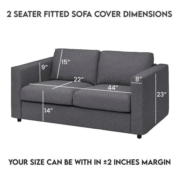Navy Blue Ultrasonic Sofa Cover