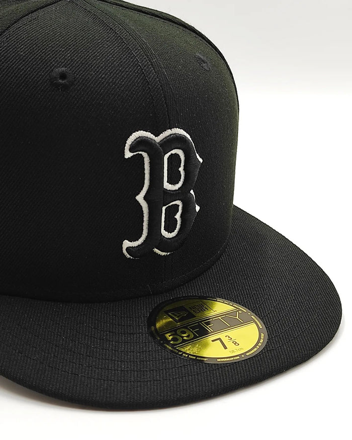 New Era 59Fifty Boston Red Sox 1967 Patch Hat - Black, White