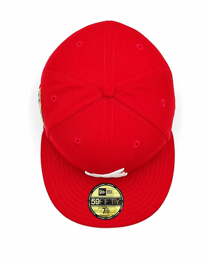 New Era 59fifty Bravos de Atlanta 150th Aniversario Side patch / Rojo blanco