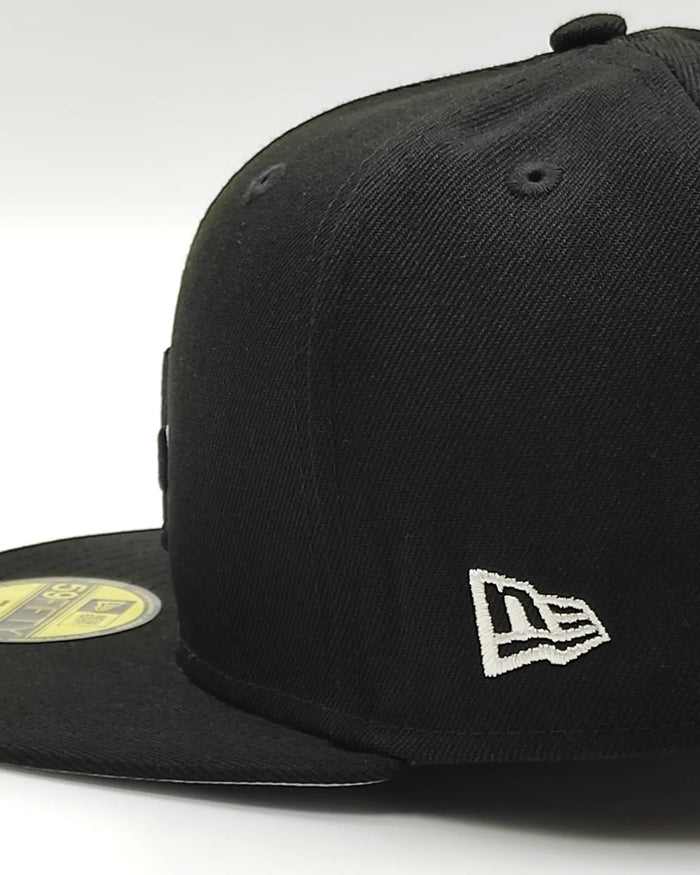New Era 59FIFTY Los Angeles Dodgers 60th Aniversario parche / Negro - blanco