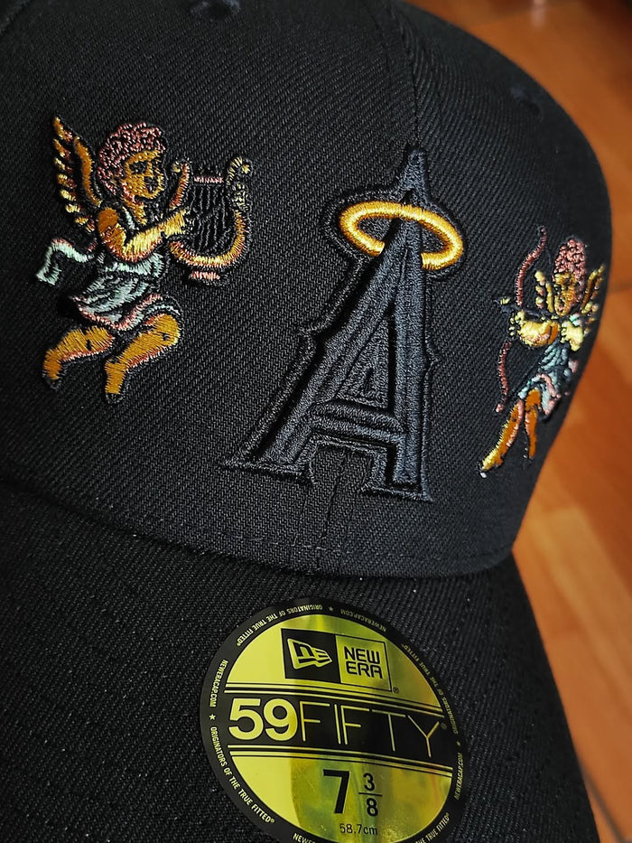 New Era Anaheim Angels All Star Game 2010 Cupid Black Prime Edition 59Fifty Fitted Hat